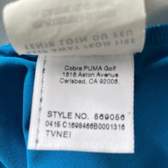 PUMA GOLF Junior GT Titan Stripe Polo Shirt SZ US XL - Picture 12 of 12